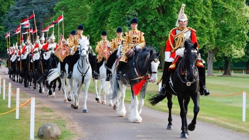 Household Cavalry at Royal Hospital Chelsea for LGCT London Spectacular